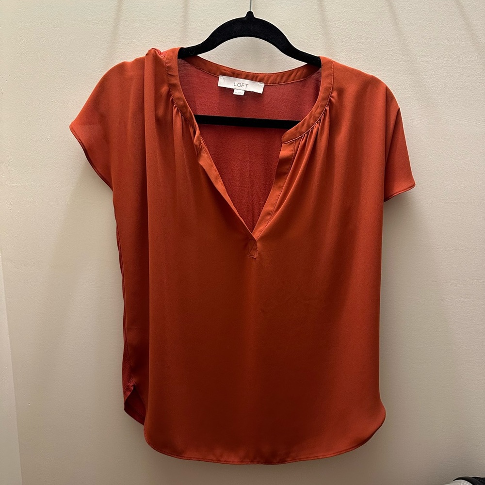Orange Loft Top